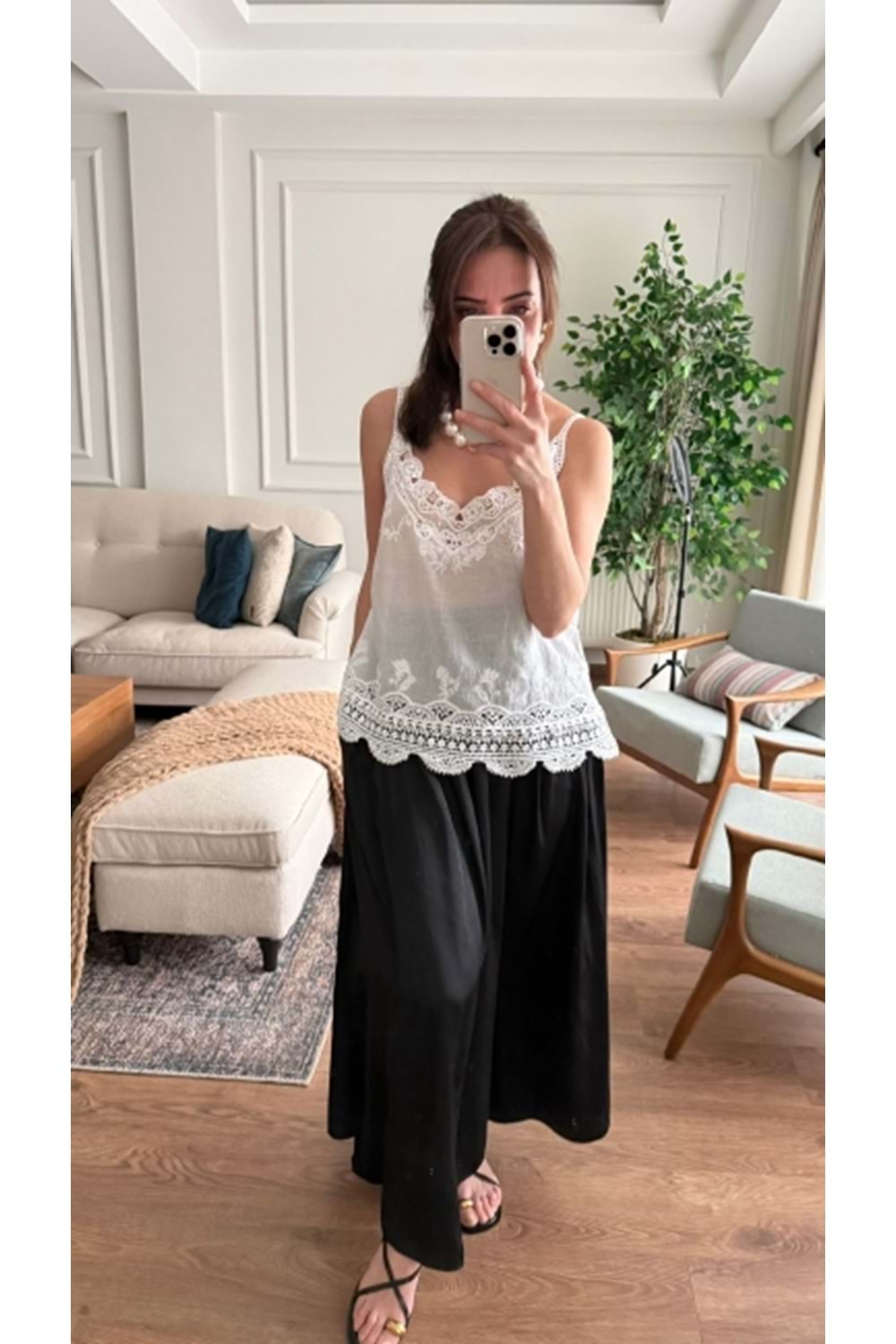 BLUZ 0890 - QATRE - 26YBL0890 - BEYAZ