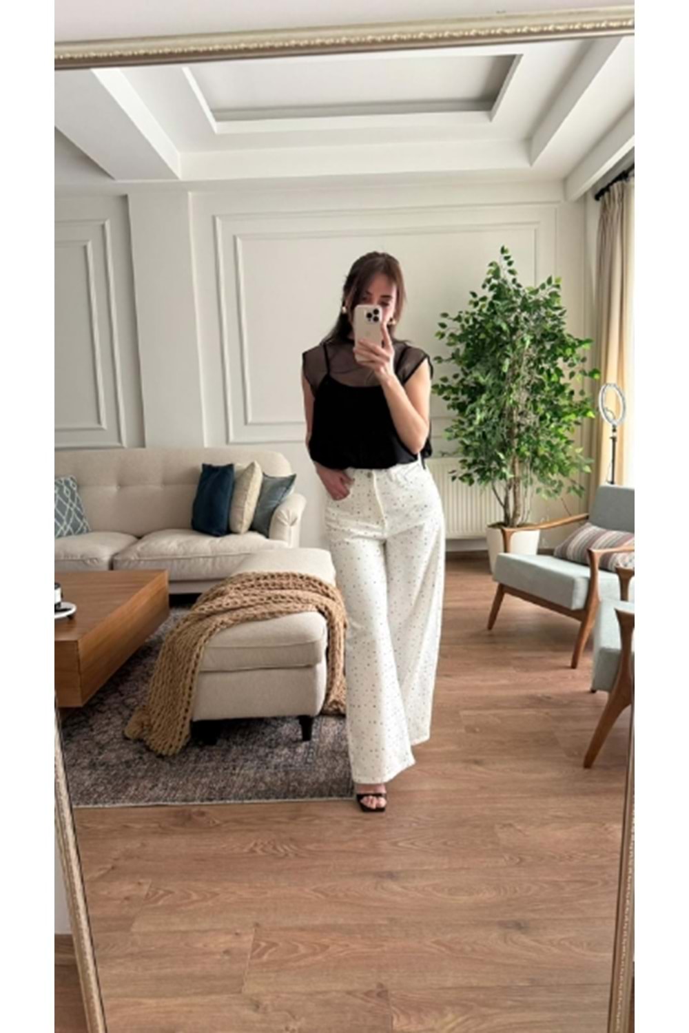 PANTOLON 8017 - QATRE - 26YPN8017 - BEYAZ