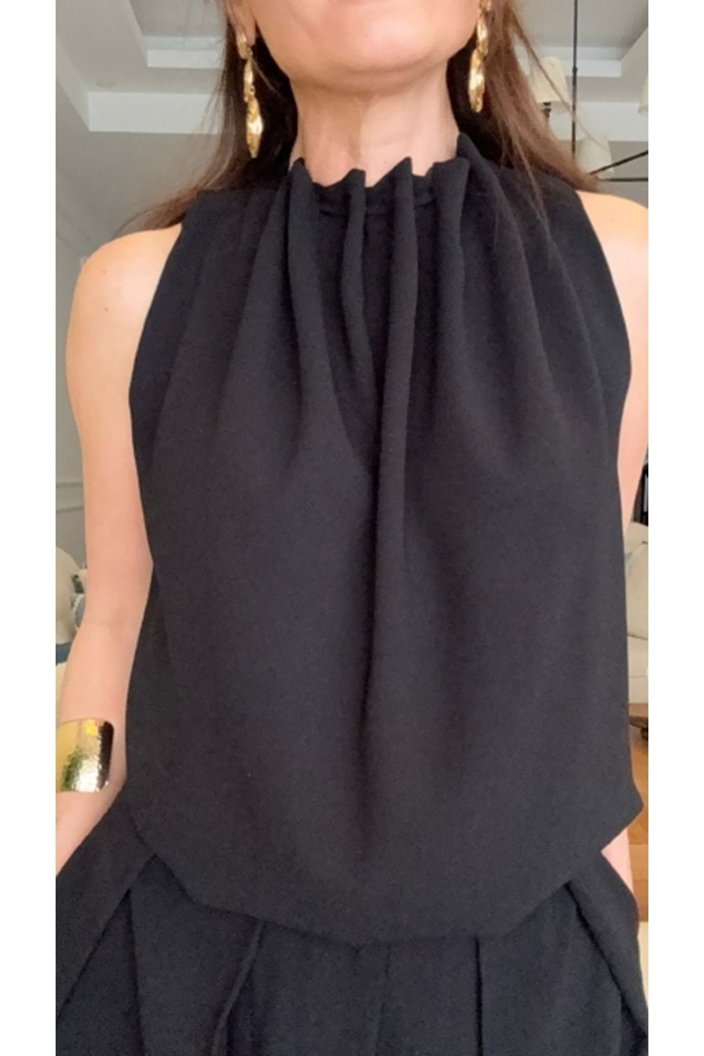 BLUZ 0011 - QATRE - 26YBL0011 - SİYAH