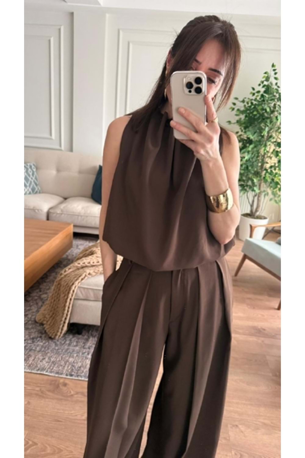 PANTOLON 0028 - QATRE - 26YPN0028 - KAHVE