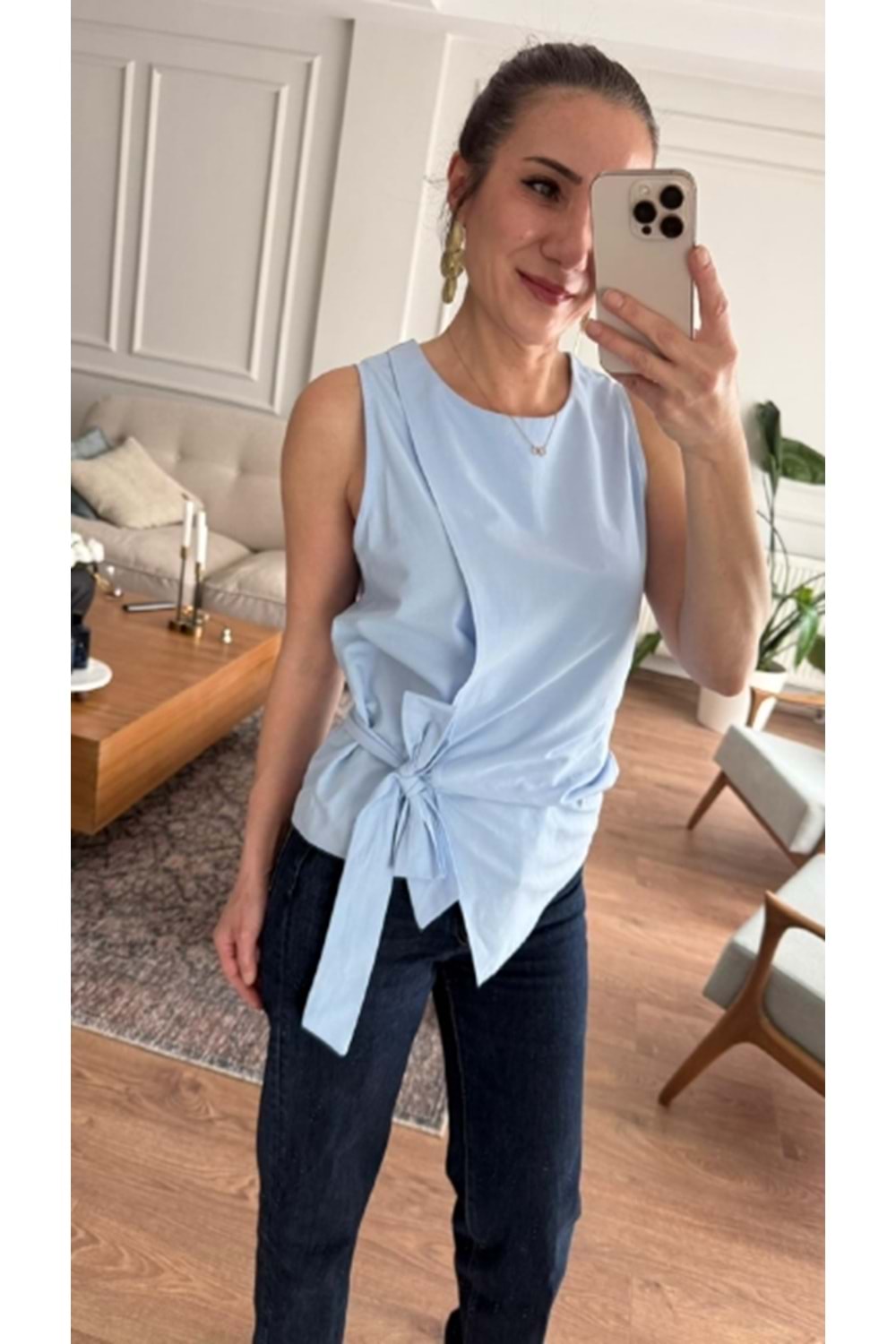 BLUZ 1859 - QATRE - 26YBL1859 - MAVİ