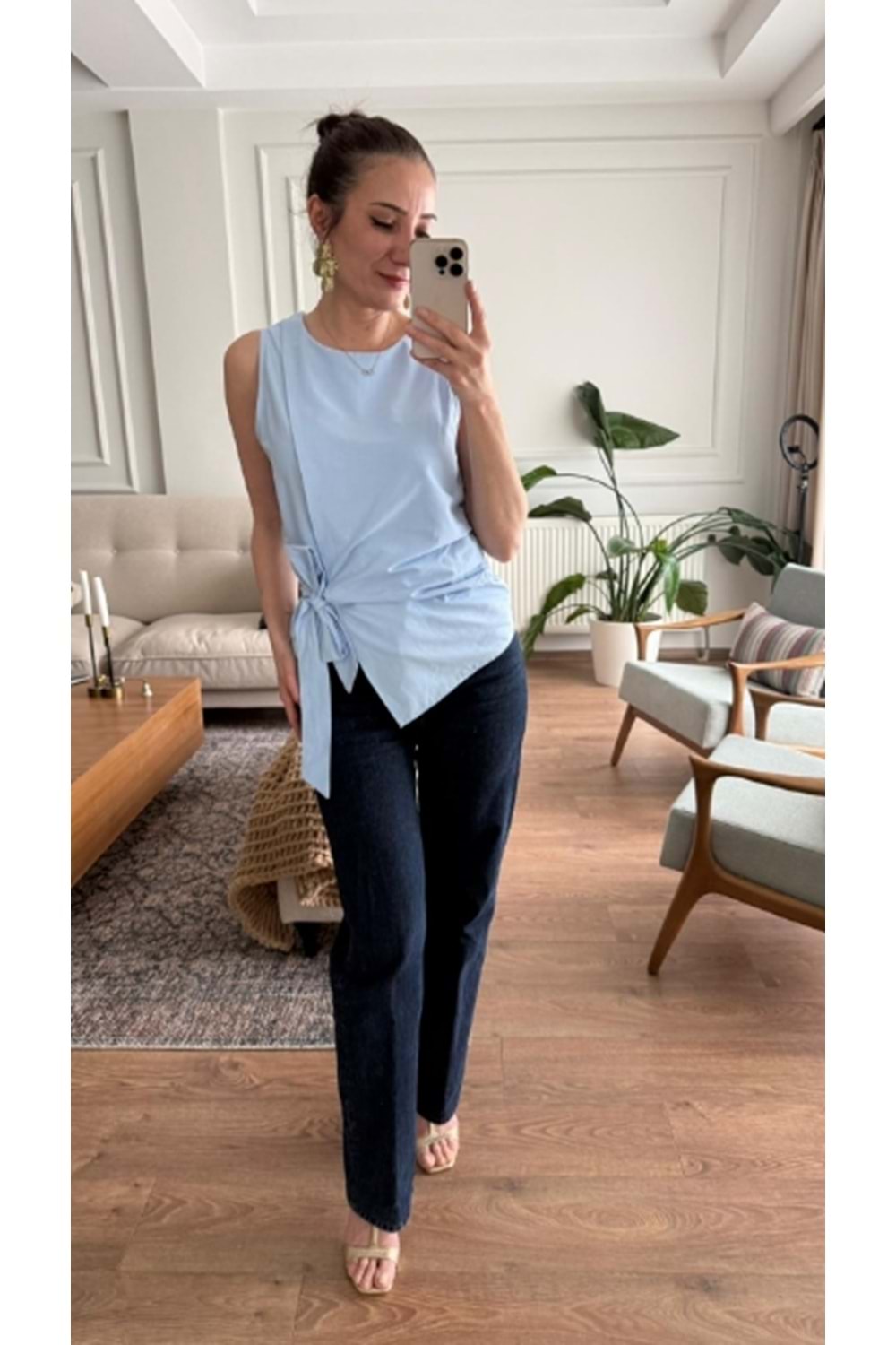 BLUZ 1859 - QATRE - 26YBL1859 - MAVİ