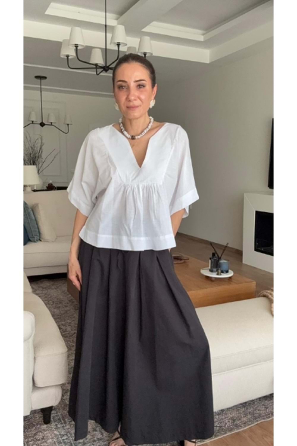 PANTOLON 0043 - QATRE - 26YPN0043 - SİYAH