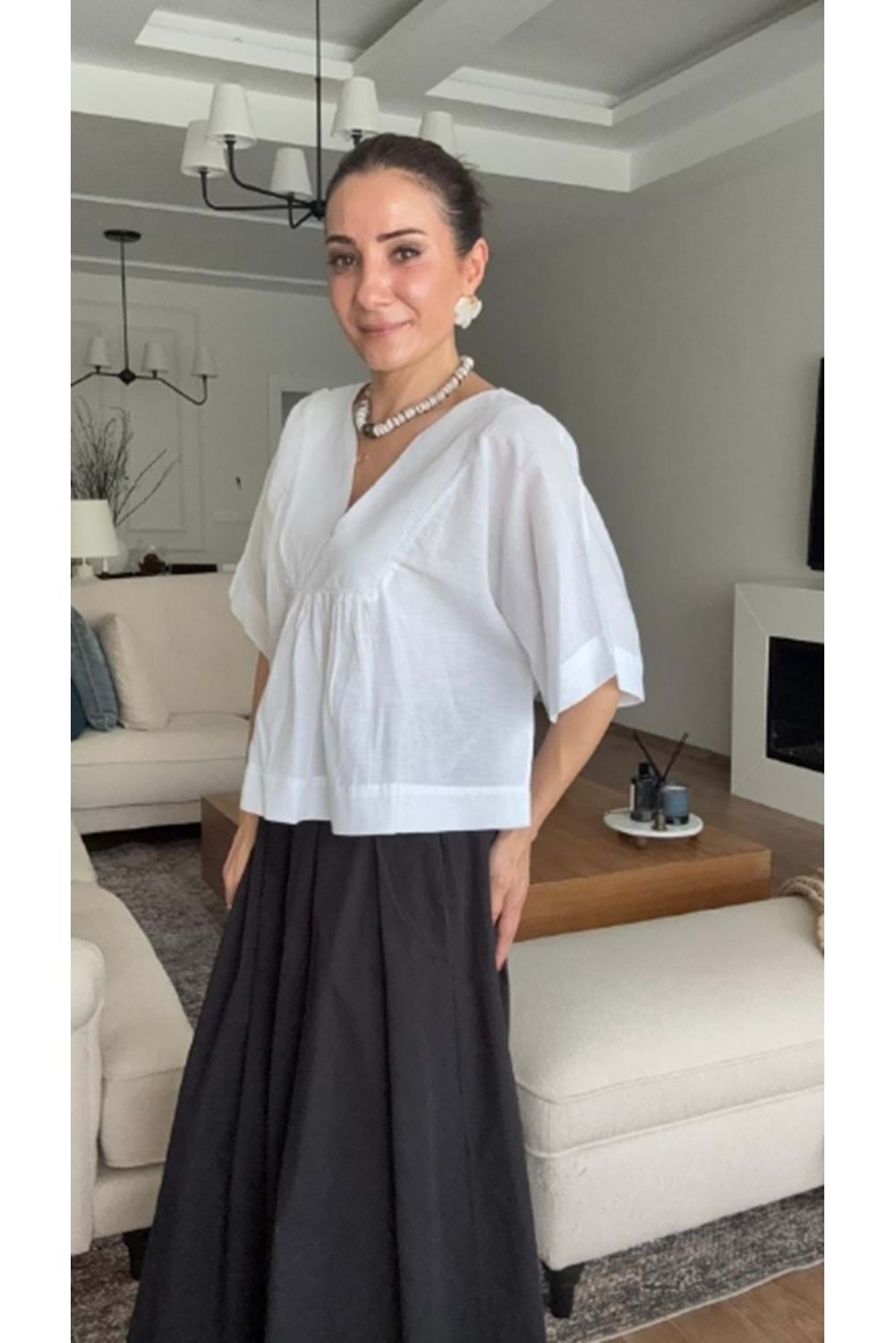 GÖMLEK 4759 - QATRE - 26YGM4759 - BEYAZ