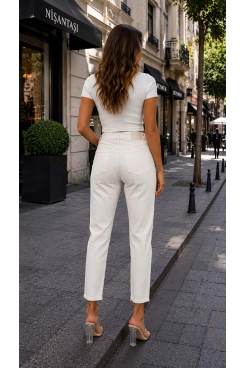 PANTOLON 7129 - QATRE - 26YPN7129 - BEYAZ