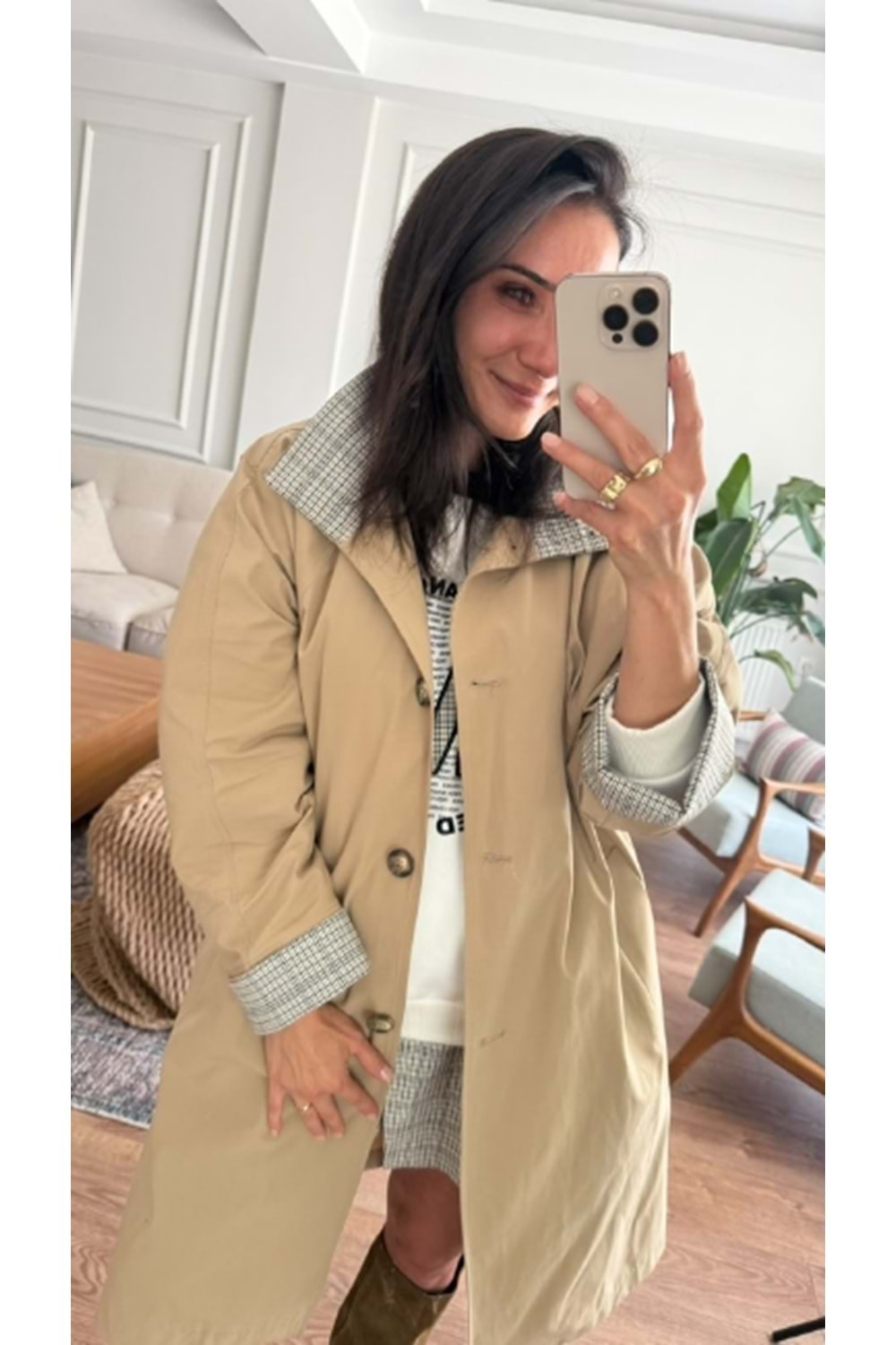 TRENÇKOT 2496 - QATRE - 26KTRÇ2496 - BEJ