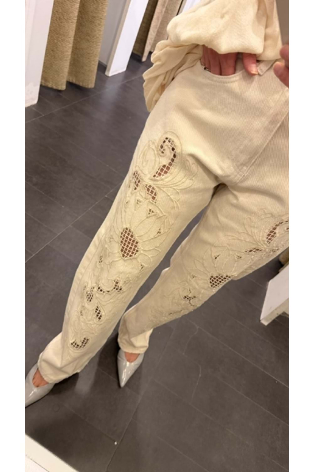 PANTOLON 3755 - QATRE - 26KPN3755 - EKRU