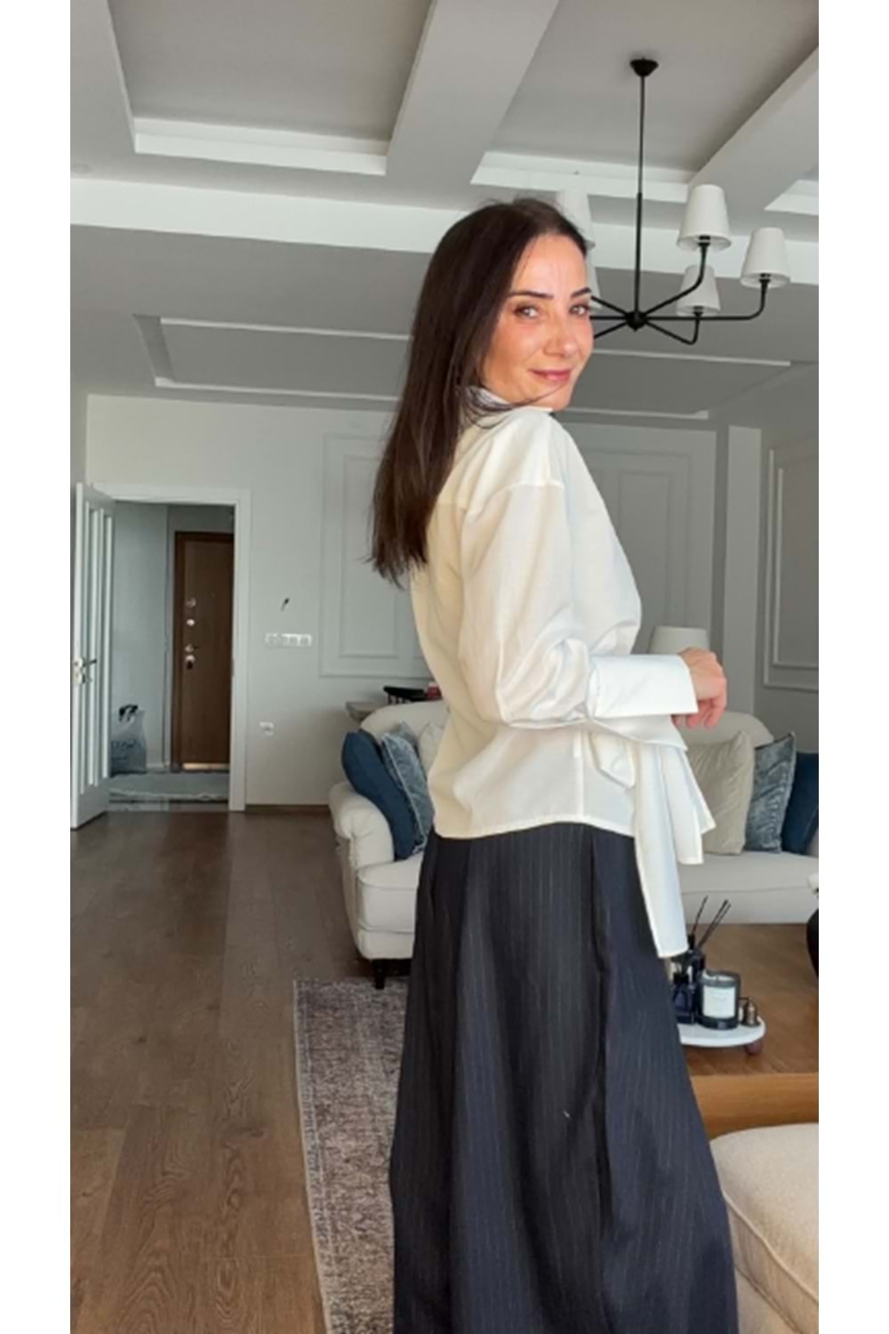 BLUZ 0130 - QATRE - 26KBL0130 - BEYAZ