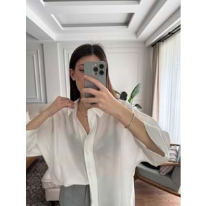 GÖMLEK 3440 - QATRE - 25KGM3440 - BEYAZ - S