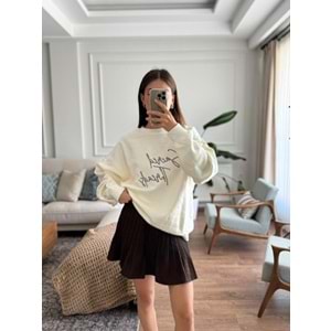 SWEATSHIRT 0964 - QATRE - 25KSW0964 - EKRU - L