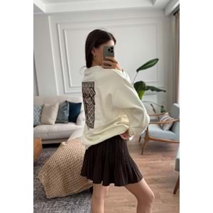 SWEATSHIRT 0964 - QATRE - 25KSW0964 - EKRU - L