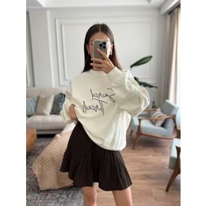 SWEATSHIRT 0964 - QATRE - 25KSW0964 - EKRU - L