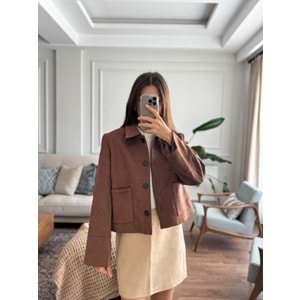 CEKET 5423 - QATRE - 25KCKT5423 - KAHVE - S