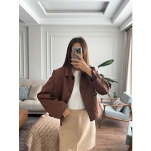 CEKET 5423 - QATRE - 25KCKT5423 - KAHVE - S