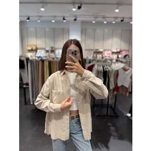 GÖMLEK 4699 - QATRE - 25KGM4699 - BEJ - L