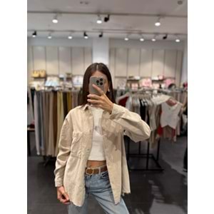 GÖMLEK 4699 - QATRE - 25KGM4699 - BEJ - L