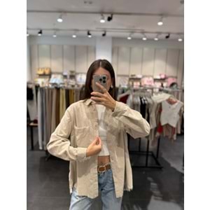 GÖMLEK 4699 - QATRE - 25KGM4699 - BEJ - L