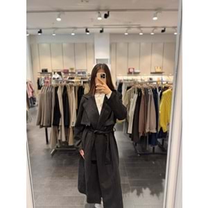 TRENÇKOT 4001 - QATRE - 25KTRÇ4001 - SİYAH - S