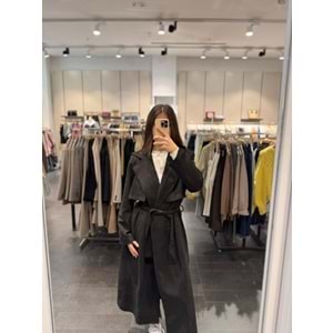 TRENÇKOT 4001 - QATRE - 25KTRÇ4001 - SİYAH - S