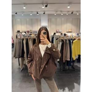 TRENÇKOT 4004 - QATRE - 25KTRÇ4004 - KAHVE - S