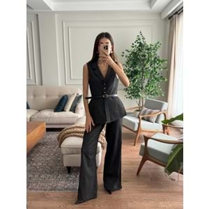 YELEK 9234 - QATRE - 25KYLK9234 - SİYAH - M