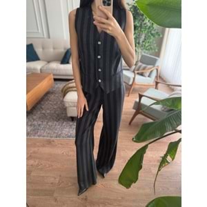 PANTOLON 7157 - QATRE - 25KPN7157 - SİYAH - S