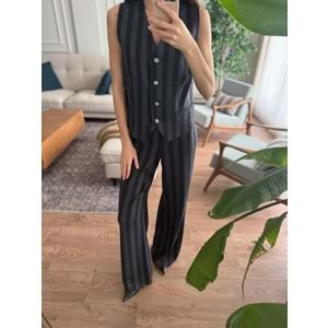 PANTOLON 7157 - QATRE - 25KPN7157 - SİYAH - S