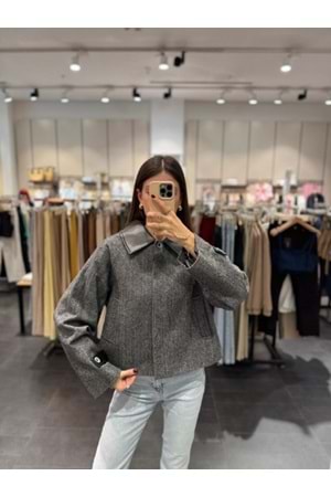 CEKET 6267 - QATRE - 25KCKT6267 - SİYAH