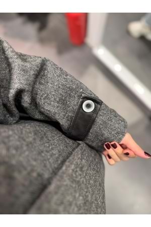 CEKET 6267 - QATRE - 25KCKT6267 - SİYAH