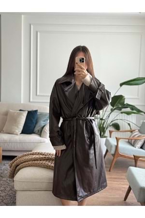 TRENÇKOT 4002 - QATRE - 25KTRÇ4002 - KAHVE