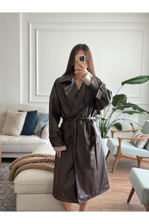 TRENÇKOT 4002 - QATRE - 25KTRÇ4002 - KAHVE