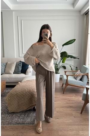 PANTOLON 8097 - QATRE - 26YPN8097 - KAHVE