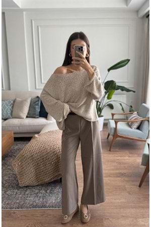 PANTOLON 8097 - QATRE - 26YPN8097 - KAHVE