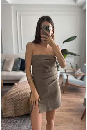 BLUZ 0805 - QATRE - 25KBL0805 - KAHVE