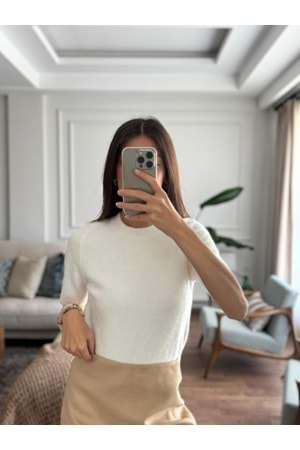 TRİKO 4767 - QATRE - 25KTR4767 - EKRU