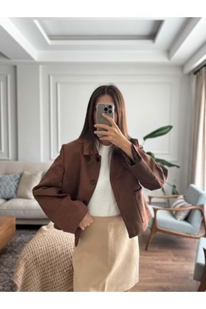 CEKET 5423 - QATRE - 25KCKT5423 - KAHVE