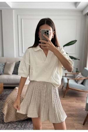 TRİKO 7002 - QATRE - 25KTR7002 - EKRU