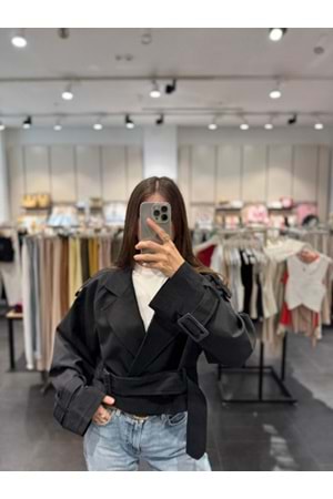 TRENÇKOT 6259 - QATRE - 25KTRÇ6259 - SİYAH