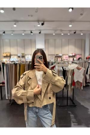 TRENÇKOT 6259 - QATRE - 25KTRÇ6259 - VİZON