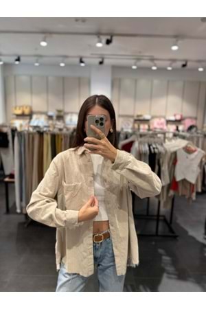 GÖMLEK 4699 - QATRE - 25KGM4699 - BEJ