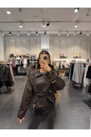 TRENÇKOT 6293 - QATRE - 26YTRÇ6293 - KAHVE