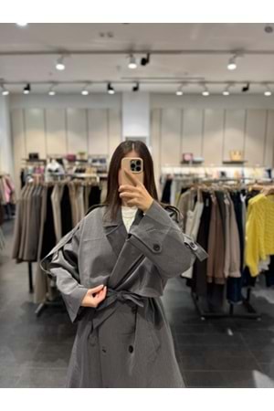 TRENÇKOT 9476 - QATRE - 25KTRÇ9476 - ANTRASİT