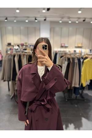 TRENÇKOT 9476 - QATRE - 25KTRÇ9476 - MÜRDÜM