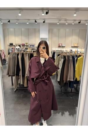 TRENÇKOT 9476 - QATRE - 25KTRÇ9476 - MÜRDÜM