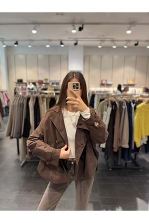 TRENÇKOT 4004 - QATRE - 25KTRÇ4004 - KAHVE