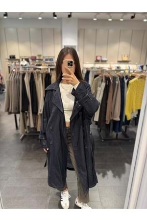 TRENÇKOT 4003 - QATRE - 25KTRÇ4003 - LACİVERT