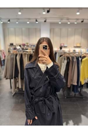 TRENÇKOT 4003 - QATRE - 25KTRÇ4003 - LACİVERT