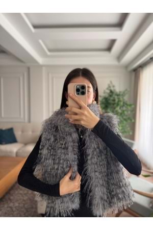 YELEK 7656 - QATRE - 25KYLK7656 - GRİ