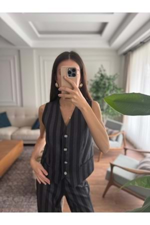 YELEK 6261 - QATRE - 25KYLK6261 - SİYAH