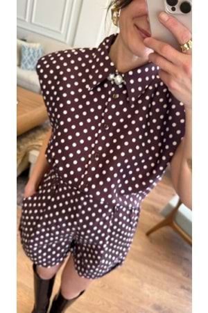 ŞORT 0005 - QATRE - 26YŞRT0005 - KAHVE